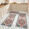Kitchen Rug Sets 3 Piece with Runner Non Slip Kitchen Rugs and Mats Washable Kitchen Mats for Floor Thick Kitchen Floor Mat Carpet Runner Rugs for Hallway Laundry Holiday Decor